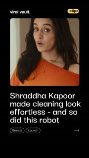 Eureka Forbes just launched 'Ghar Ka New Favourite' featuring Shraddha Kapoor, spotlighting the Forbes SmartClean robotic vacuum. With AI-powered navigation, obstacle detection and self-maintenance, it's built to keep homes chakachak clean - hands-free. Because Indian homes never stop moving, and now, neither does your cleaning routine.
#EurekaForbes #ShraddhaKapoor #GharKaNewFavourite #ViralVaultIndia #AdCampaign