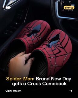 Spidey is swinging back onto your feet!

Crocs has brought back the Spider-Man Neo Classic Clog, featuring web-inspired detailing and a design that recreates the texture of Spidey’s iconic suit. After selling out following its first release, the fan-favourite is back just in time for Spider-Man: Brand New Day.

Collector’s piece or everyday flex? 

#Crocs #SpiderMan #SpiderManBrandNewDay #Marvel #ViralVaultIndia 

[ Crocs Spider-Man Clog, Spider-Man Neo Classic Clog, Spider-Man Brand New Day, Marvel merchandise, Spider-Man shoes, Crocs collaboration, superhero fashion, limited edition Crocs ]