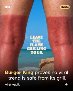 The internet is chasing the perfect tan. Burger King chose the perfect roast. 

As tanmaxxing takes over social media, Burger King flipped the trend on its head by comparing over-tanned, sunburnt skin to its flame-grilled burgers. A witty reminder that the only thing worth grilling this summer is your Whopper.

Agency: Happiness

#BurgerKing #Tanmaxxing #Marketing #BrandCampaign #ViralVaultIndia