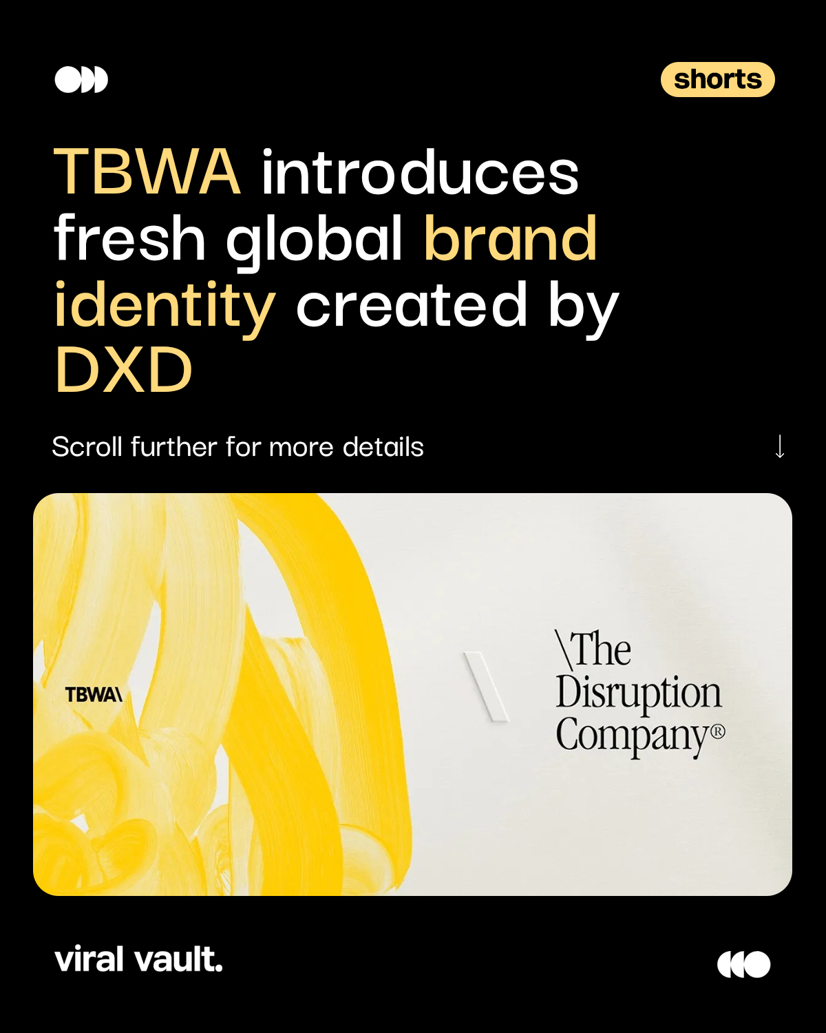 A fresh identity for the Disruption Company.
TBWA has unveiled a new global brand identity created by DXD, blending handcrafted design, cultural flexibility, and a unified visual system. The refreshed identity will roll out across the TBWA Collective while giving regional agencies the freedom to reflect their local culture, proving that strong global branding can still feel deeply local.
#TBWA #DXD #BrandIdentity #Rebranding #Design #CreativeAgency #ViralVaultIndia