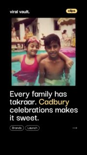 Family takraar just got a whole lot sweeter! 

Cadbury Celebrations turns those familiar family arguments, playful taunts and everyday rivalries into moments of love with “This Takraar Is Sweet.” Because sometimes, the sweetest part of family is the little fights we share.

#CadburyCelebrations #ThisTakraarIsSweet #Cadbury #MondelezIndia #BrandCampaign #ViralVaultIndia 

[ Cadbury Celebrations, This Takraar Is Sweet, Cadbury campaign, Mondelez India, chocolate advertising, family campaign, Indian advertising, creative campaign, brand marketing ]