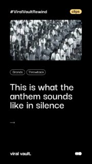 This 2011 ad by Reliance MediaWorks still hits different. No singing. No music. Just children performing Jana Gana Mana entirely in Indian Sign Language - every note replaced by a sign, every line felt instead of heard.

No spectacle, no over-explaining. Just the anthem, expressed differently, and it lands harder because of it.

"Deshbhakti ki koi bhasha nahi hoti."

15 years on, this ad still deserves a rewatch. 

By Chrome Pictures, Agency: DDB Mudra Group

#MarketingCampaign #ThrowbackAd #AdFilm #IndianAdvertising #ViralVaultIndia