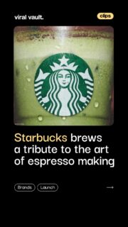 Espresso takes centre stage at Starbucks.

Starbucks India’s latest brand film celebrates the craft behind every espresso, from coffee plantations to the final cup, spotlighting the foundation of every Starbucks favourite.

#Starbucks #StarbucksIndia #Espresso #CoffeeCulture #BrandCampaign #ViralVaultIndia 

[ Starbucks India, Espresso, Coffee Craft, Brand Film, Coffee Culture, Advertising ]