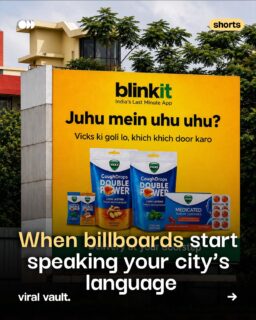 What happens when a billboard speaks your city’s language?

Vicks and Blinkit turned OOH advertising into a local wordplay playground, using city-specific references, slang and clever copy to make a simple campaign feel instantly relatable.

Because sometimes, the smartest way to grab attention is to speak like the people who live there.

#Vicks #Blinkit #OOH #OutdoorAdvertising #oohadvertising #ViralVaultIndia 
 
[ Vicks Blinkit campaign, Vicks advertising campaign, Blinkit OOH campaign, outdoor advertising India, OOH advertising, hyperlocal marketing, city-specific advertising, creative advertising, brand campaigns, marketing campaigns India, billboard advertising ]
