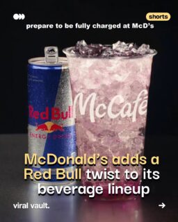 McDonald’s is officially entering its energy drink era!

Starting August 17, McDonald’s is adding the Red Bull Dragonberry Energizer to its menu, blending Red Bull with blue raspberry syrup and freeze-dried dragonfruit. Customers can also opt for Red Bull Zero.

And that’s not all - McDonald’s is also expanding its Crafted Sodas lineup with new flavours like Vanilla Swirl and Orange Dream.

Would you try the Dragonberry Energizer? 

#McDonalds #RedBull #RedBullDragonberry #DragonberryEnergizer #ViralVaultIndia

[ McDonald’s Red Bull, Red Bull Dragonberry Energizer, McDonald’s new drink, McDonald’s menu 2026, energy drink, Crafted Sodas, Red Bull Zero, McDonald’s USA, new beverage launch ]