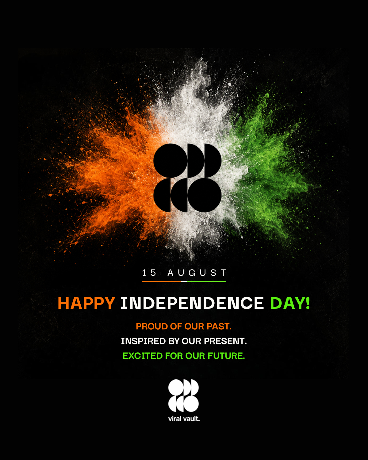Freedom in our colours. Pride in our journey.
This Independence Day, we celebrate the spirit that shaped our past, inspires our present, and fuels the future we’re building together.
Proud of our past. Inspired by our present. Excited for our future.
#IndependenceDay #15August #HappyIndependenceDay #Azadi #India #IndianPride #ViralVault #Freedom #ProudToBeIndian #IndiaCelebrates #IndependenceDay2026