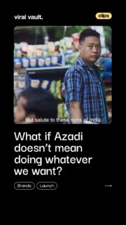 What does Azadi really mean?

Liberty Shoes’ Independence Day ad asks us to rethink freedom-not as an excuse to break rules, but as a responsibility to the country we live in.

Voice-over: @officialpiyushmishra 
Music: @indianoceanmusic 
@mebarunp : Head of Marketing,  @libertyshoesltd 
@nshnt_7: Co-Founder & Creative Director, @lyxelandflamingo 

#LibertyShoes #Azadi #IndependenceDay #IndianAdvertising #BrandCampaign #ViralVaultIndia

[ advertising, marketing, marketing campaign, marketing strategy, brand strategy, creative ads, advertisement, ads, viral, viral ads, brand campaign, storytelling, India, Independence Day, Independence Day ad, Liberty Shoes Independence Day, Liberty Shoes ]