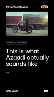 Gandhi once said true independence means a woman can walk the streets at night, unafraid. In 2017, Bajaj Avenger took that further - she doesn't just walk. She rides. Empty roads, open skies, zero permission asked.
This isn't just a campaign. It's a reminder that real Azaadi isn't printed on a calendar - it's felt every time a woman claims the night as her own.
Ride like the roads were always yours.
#RideYourIndependence #BajajAvenger #MarketingCampaign #ThrowbackAds #ViralVaultIndia