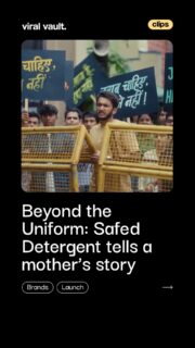 A uniform can command, but a mother’s heart chooses empathy.
Safed Detergent’s Independence Day campaign tells the story of a police inspector who sees beyond authority and chooses compassion, reminding us that every child is someone’s child.
“Na koi daag, na koi bhed, ek maa ka dil hai sabse Safed.”
#SafedDetergent #IndependenceDay #IndependenceDayCampaign #Advertising #ViralVault