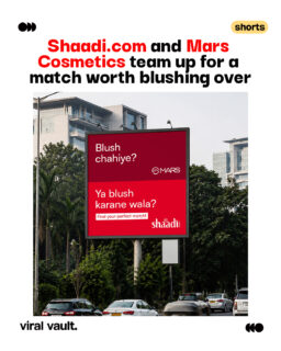 A match made for love, a blush made for the big day. 

Shaadi.com and MARS Cosmetics come together to celebrate the perfect wedding match - from finding your life partner to finding your perfect bridal blush.

Because every special day deserves a little extra blush.

#ShaadiCom #MarsCosmetics #WeddingMakeup #BridalMakeup #ViralVaultIndia 

[Shaadi.com, MARS Cosmetics, wedding makeup, bridal makeup, bridal blush, wedding campaign, beauty collaboration, Indian wedding, life partner, matchmaking ]