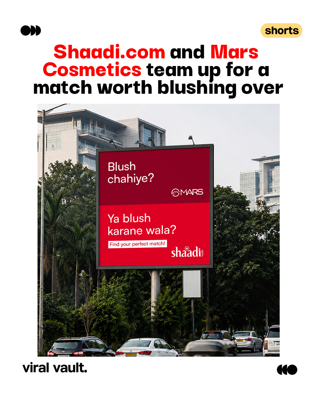 A match made for love, a blush made for the big day. 

Shaadi.com and MARS Cosmetics come together to celebrate the perfect wedding match - from finding your life partner to finding your perfect bridal blush.

Because every special day deserves a little extra blush.

#ShaadiCom #MarsCosmetics #WeddingMakeup #BridalMakeup #ViralVaultIndia 

[Shaadi.com, MARS Cosmetics, wedding makeup, bridal makeup, bridal blush, wedding campaign, beauty collaboration, Indian wedding, life partner, matchmaking ]