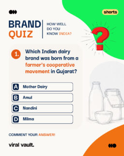 This Independence Day, let’s celebrate India’s spirit with a little brand trivia!
Think you know the brands that shaped India? Test your knowledge, pick your answers, and see how many you get right.
Comment your answers below!
#IndependenceDay #IndependenceDay2026 #BrandQuiz #India #IndianBrands #QuizTime #ViralVault