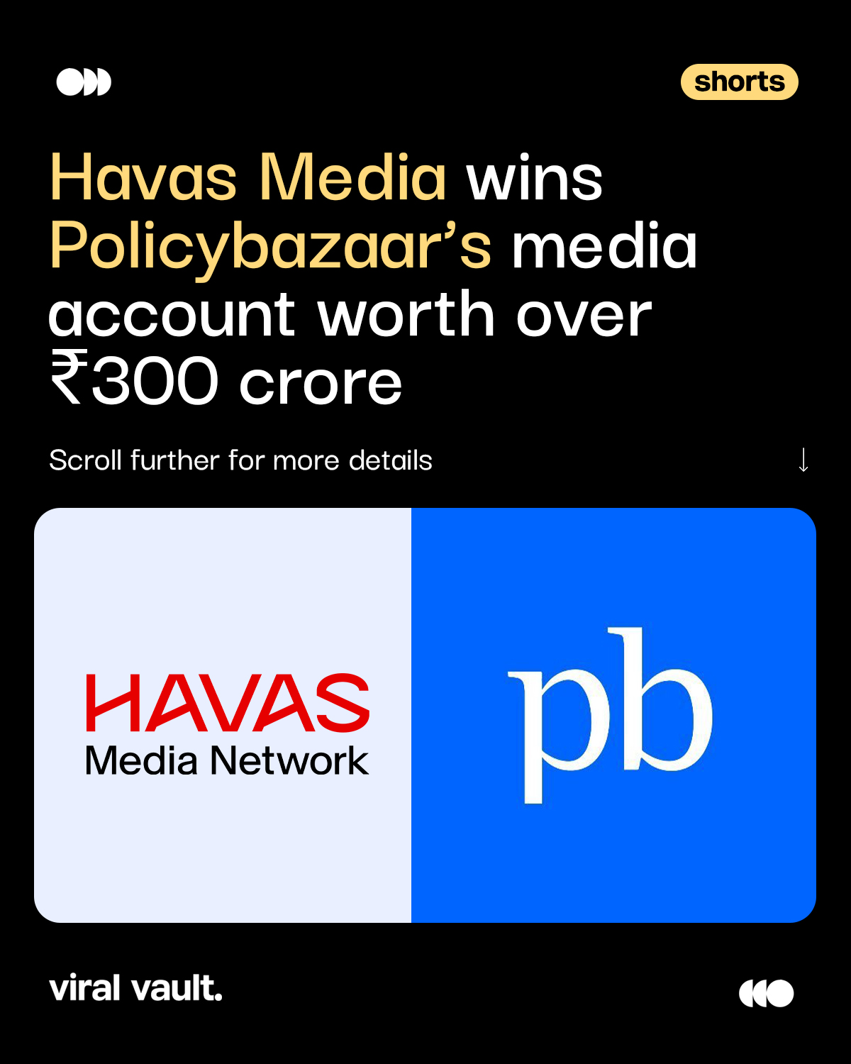 Big media mandate win for Havas Media! The agency has emerged as the new AOR for Policybazaar’s media business following a competitive multi-agency review. The account, estimated at over ₹300 crore, covers integrated media planning and buying for both Policybazaar and Paisabazaar.

The win also marks the end of Policybazaar’s long-standing association with WPP Media, which handled the account since 2011.

#HavasMedia #Policybazaar #Paisabazaar #PBFintech #ViralVaultIndia 

[ Havas Media Policybazaar, Policybazaar media mandate, Havas Policybazaar account, ₹300 crore media account, Paisabazaar media mandate, media agency pitch, media AOR India, advertising industry India, media agency India, PB Fintech, Policybazaar marketing ]