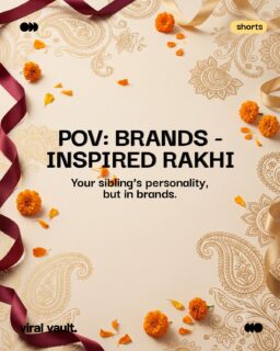 Rivals for 364 days, rakhi siblings for one.
Imagining rakhi's from your favorite brands.
Swipe to see which brand pairs pulled off the cheekiest truce posts, and tell us which rivalry you'd love to see turn into a rakhi moment next. Drop your picks in the comments - bonus points if it's a rivalry nobody saw coming.
#RakshaBandhan #MarketingMeme #CreativeAds #RakhiCampaigns #ViralVaultIndia