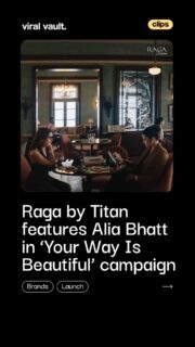 Beauty isn’t about fitting a mould - it’s about owning your way. 

Raga by Titan presents ‘Your Way Is Beautiful’, a campaign featuring Alia Bhatt that celebrates individuality, confidence, resilience and the beauty of embracing every part of who you are.

Because the most beautiful way to be is simply your way. 

#RagaByTitan #AliaBhatt #YourWayIsBeautiful #TitanWatches #ViralVaultIndia 

[ Raga by Titan, Alia Bhatt, Your Way Is Beautiful, Raga by Titan campaign, Titan watches, women’s watches, women empowerment campaign, beauty and individuality, fashion campaign, celebrity brand campaign ]