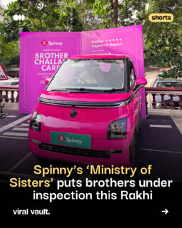 Brothers, your sisters are officially on inspection duty!
This Raksha Bandhan, Spinny turned the classic sibling dynamic into the ‘Ministry of Sisters’ - putting brothers, their challans and their driving habits under the scanner.
From guessing pending challans to calling out their everyday quirks, the ‘Brother Inspection’ brought together sibling banter, responsible driving and a whole lot of Rakhi fun.
Because who needs a traffic cop when you have a sister keeping tabs on you?
#Spinny #MinistryOfSisters #RakshaBandhan #Rakhi #BrotherInspection #ViralVaultIndia