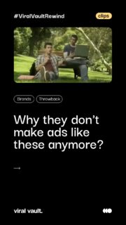 Two guys, one park bench, one KitKat break - and suddenly two CGI squirrels are lip-syncing "Kaante Nahin Kat Te" like it's a full Bollywood number. JWT Delhi and Anuja Chauhan turned a global tagline into a desi cultural moment: "KitKat break banta hai."
No dialogue needed. Just absurd, joyful, perfectly-timed chaos that made an entire generation associate chocolate breaks with dancing rodents.
Still one of India's most rewatched ads.
#BollywoodAds #ThrowbackAds #CreativeAdvertising #ViralVaultIndia #AdCampaigns