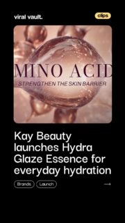 Glow starts with the right first step. 

Kay Beauty introduces Hydra Glaze Essence, a lightweight, milky essence designed to hydrate, smooth and prep your skin before makeup. Formulated with Lactic Acid, Amino Acids and Saccharide Isomerate, it delivers intense hydration while leaving skin softer, smoother and radiant.

With 24-hour hydration, fragrance-free and non-comedogenic formulation, Hydra Glaze Essence is made to become your everyday skincare essential.

#KayBeauty #KayByKatrina #HydraGlazeEssence #SkinByKayBeauty #ViralVaultIndia 

[ Kay Beauty Hydra Glaze Essence, Hydra Glaze Essence, Kay Beauty skincare, Katrina Kaif beauty brand, hydrating essence, skincare for makeup prep, milky essence, glowing skin, hydrating skincare, new skincare launch ]