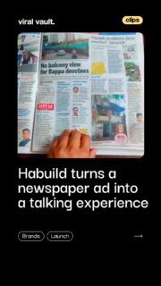 What if a newspaper ad could talk? 

For Raksha Bandhan, Habuild gave traditional print a tech-powered twist. The ad featured a hidden speaker, along with a QR code and AR layer, turning a static newspaper placement into an experience readers could hear, scan and interact with.

Because sometimes, the best way to make print stand out is to make it speak.

#Advertising #Marketing #Campaign #MarketingStrategy #ViralVaultIndia 

[ advertising, marketing, marketing campaign, marketing strategy, brand strategy, creative ads, advertisement, ads, viral, viral ads, brand campaign, storytelling, Rakhi, Rakhi ad, Raksha Bandhan ad, Raksha Bandhan, print ads, innovation, Habuild ]