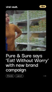 Pure & Sure says: You’ve got enough to worry about. Food shouldn’t be one of them.

Phalada Organic Consumer Products’ organic food brand Pure & Sure has launched its new brand campaign, ‘Eat! Without Worry’, built around a simple idea: making everyday food choices feel more trustworthy and less complicated.

The campaign highlights the brand’s focus on sourcing, traceability, testing and responsible food practices, backed by its network of 5,459 farmers and testing across 250+ parameters.

The campaign also introduces eatwithoutworry.com, featuring food education, farmer stories, factory tours and an interactive ‘Worry Meter’.

A campaign turning food anxiety into reassurance - one plate at a time.

#PureAndSure #EatWithoutWorry #BrandCampaign #MarketingCampaign #ViralVaultIndia 

[ Pure & Sure campaign, Eat Without Worry campaign, Pure & Sure brand campaign, organic food brands India, food advertising campaign, food marketing India, consumer trust campaign, organic food marketing, food safety India, Phalada Pure & Sure, Indian brand campaigns, latest advertising campaigns ]