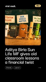 What if the lessons we learned in school could help us build a better financial future?

This Teacher’s Day, Aditya Birla Sun Life Mutual Fund brings those classroom lessons back with ‘The Comeback Morcha’, created in collaboration with AGENCY09.

From rulers and calculators to chalks and blackboards, everyday classroom objects come together to remind us of lessons that still matter - planning ahead, solving problems, staying disciplined and taking things one step at a time.

The campaign gives these familiar lessons a financial twist, connecting them to long-term goals, disciplined investing and SIPs.

Because the best lessons don’t stay in the classroom. They stay with us.

Which school lesson still guides you today?

#AdityaBirlaSunLifeMF #TheComebackMorcha #TeachersDay #TeachersDay2026 #ViralVaultIndia
 
[ Aditya Birla Sun Life Mutual Fund campaign, The Comeback Morcha campaign, Teachers’ Day campaign 2026, Aditya Birla Sun Life MF Teachers’ Day, SIP investment campaign, mutual fund advertising India, financial planning campaign, investment awareness campaign, long-term investing, personal finance India ]