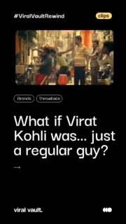 "Virat Kohli, but not THAT Virat Kohli. Meet Balakrishnan Vaali  same face, zero cricketing genius. A hilarious doppelgänger twist that proves talent isn't just about looks. 

 #AdCampaign #Advertising  #CreativeAdvertising #IndianAdvertising #ViralVaultIndia