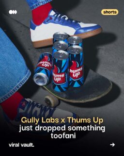 Gully Labs and Thums Up have teamed up for a limited-edition sneaker drop - but there’s a catch. 

Fans need to play the Thunder Trail game for a chance to win these exclusive kicks. A collab that turns the hunt into part of the experience.

#ThumsUpXGullyLabs #ThunderTrail #GullyLabs #ThumsUp #ViralVaultIndia 

[ Thums Up x Gully Labs, Gully Labs sneakers, Thunder Trail game, Thums Up limited edition shoes, sneaker collaboration India, brand collaboration, experiential marketing, limited edition sneakers, Thums Up campaign ]