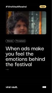 Some ads don't age, they just become tradition. Revisiting this classic Ganesh Chaturthi favourite that still hits the same, year after year. Here's wishing you a festival full of joy, faith and sweet beginnings. 

#GaneshChaturthi #ThrowbackAd #BappaMorya #FestiveMarketing #ViralvaultIndia