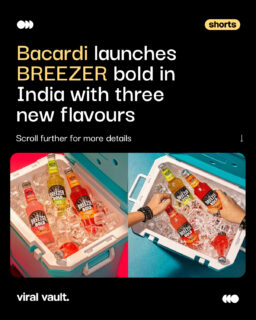 BREEZER just got BOLD!

Bacardi has launched BREEZER Bold in India, bringing an 8% ABV RTD range with three adventurous flavours - Guava Chilli, Lime & Lager, and Grapefruit Yuzu.

Blending sweet, spicy, citrusy and hoppy notes, the new range taps into India’s growing appetite for bold and unexpected flavour experiences. BREEZER Bold will hit select markets from September 14, with wider availability planned in the coming months.

#Bacardi #BREEZERBold #BREEZER #BacardiIndia #RTD #ViralVaultIndia 

[ Bacardi BREEZER Bold, BREEZER Bold India launch, Bacardi new launch, BREEZER new flavours, Guava Chilli BREEZER, Lime and Lager BREEZER, Grapefruit Yuzu BREEZER, RTD drinks India, ready to drink beverages, beverage marketing India ]