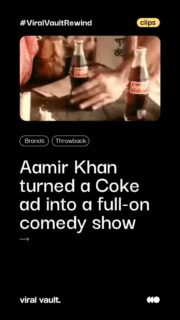 Long before memes, Aamir Khan was serving pure masti in this legendary Coke ad. One shopkeeper, five sneaky questions, and a twist ending India still quotes today. "Paanch Matlab Chhota Coke" wasn't just a tagline, it was a whole vibe. Which line is still stuck in your head?
#ThrowbackAd #DesiAds #AdNostalgia #IconicAds #ViralVaultIndia