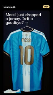 Could this be Messi’s final Argentina jersey? 

Lionel Messi has unveiled a special adidas Argentina kit celebrating his journey with the national team and his iconic No. 10. With his expected farewell appearance against Benin on October 6, the jersey marks another chapter in a two-decade international career.

Part of adidas’ wider ‘El Último Tango’ tribute, the kit celebrates Messi’s legacy with Argentina - from Copa América glory to the unforgettable 2022 FIFA World Cup triumph.

#LionelMessi #Messi #Argentina #ArgentinaJersey #Adidas #ElUltimoTango #ViralVaultIndia 

[ Lionel Messi Argentina jersey, Messi final Argentina game, Messi farewell jersey, adidas Messi campaign, El Último Tango, Messi Argentina career, Argentina football jersey, Messi No 10, Messi 2026, football marketing campaign ]