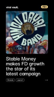 What if an FD could grow right in front of your eyes? 

Stable Money brings fixed deposits to life with “Badhte Jao” - a warm musical film where a boy named FD keeps growing, just like the savings instrument he represents.

Set in Rajasthan and created by Fluid, the campaign turns the familiar FD into a relatable story about steady growth, trust and being there for life’s milestones.

#StableMoney #BadhteJao #FixedDeposit #FD #Advertising #ViralVaultIndia

[ Stable Money Badhte Jao campaign, Stable Money FD ad, Fixed Deposit advertising campaign, Badhte Jao ad film, Stable Money campaign 2026, Fluid advertising agency, fintech marketing India, Indian advertising campaigns, FD campaign, financial services advertising ]