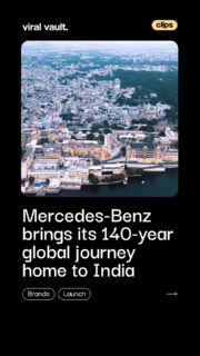 140 years of history. One journey through India.

Mercedes-Benz brings its global ‘140 Years. 140 Places.’ expedition to India, with three S-Class vehicles exploring iconic landscapes and cultural landmarks.

Conceptualised by BBDO India (team X), the campaign celebrates Mercedes-Benz heritage through an Indian homecoming.

#MercedesBenz #MercedesBenzIndia #140Years140Places #SClass #ViralVaultIndia

[ Mercedes-Benz 140 years campaign, 140 Years 140 Places, Mercedes-Benz India campaign, Mercedes S-Class India expedition, BBDO India Mercedes campaign, Mercedes-Benz anniversary campaign, luxury automotive advertising, Mercedes-Benz brand campaign, automotive marketing India ]