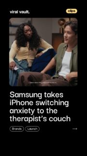Samsung is putting iPhone switching anxiety on the therapy couch.

In its latest “Switchers” campaign, the brand turns the fear of leaving Apple’s ecosystem into a couples therapy session-complete with green bubbles, AirDrop separation anxiety and worries about losing photos, messages and passwords.

A smart way to make switching from iPhone to Galaxy feel less like a breakup and more like a fresh start.

#Samsung #SamsungGalaxy #Switchers #GalaxyZFold8 #iPhone #ViralVaultIndia

[ Samsung Switchers campaign, Samsung Galaxy advertising campaign, iPhone to Android switching, Samsung Galaxy Z Fold 8, Samsung Apple campaign, smartphone advertising, tech marketing campaign, Samsung Smart Switch ]