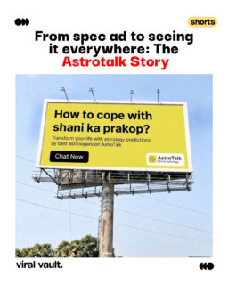 An idea from 2 years ago. A feed full of Shani creatives today.
Sometimes, good ideas just wait for their moment.
Credit: Shitiz Dogra
#Astrotalk #Shani #SpecAd #CreativeAdvertising #Advertising #BrandCreative #Marketing #CreativeIdeas #MarketingNews #IndianAdvertising