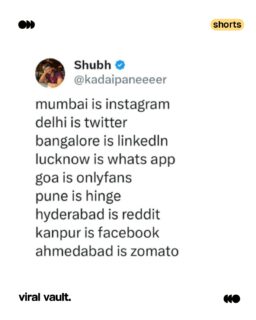 POV: You just found out which app your hometown is!!
#DesiMemes #RelatableContent #ViralVaultIndia #TrendingNow