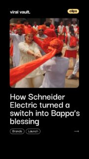 What if a switch could become a blessing?

This Ganpati, Schneider Electric has turned its humble electrical switches into a striking Ganpati installation in Pune, recreating Bappa’s blessing hand through the familiar abhaya mudra.

Carrying the message “Nirantar, Nirvighna Raha,” the activation connects a household essential with the spirit of the festive season while putting Schneider Electric’s Home Solutions in the spotlight.

The installation kicks off a season-long campaign, with the switch becoming a recurring symbol across Schneider Electric’s festive expressions.

#SchneiderElectric #BappasBlessing #Ganpati #GaneshChaturthi #ViralVaultIndia 

[ Schneider Electric Ganpati campaign, Schneider Electric Bappa’s Blessing, Schneider Electric OOH campaign, Ganesh Chaturthi advertising, Ganpati campaign 2026, Schneider Electric Home Solutions, Pune Ganpati installation, festive advertising India, creative OOH campaigns, Indian advertising campaigns ]