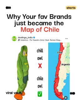 Chile is 4,270 km long and just 445 km wide, and brands have turned that skinny shape into the internet's favourite creative canvas. Everything is getting stretched into the Chile map. Which brand nailed it best? Drop your pick in the comments and follow Viral Vault India for more.
#ChileMap #ChileMapMeme #MemeMarketing #TrendingNow #ViralVaultIndia