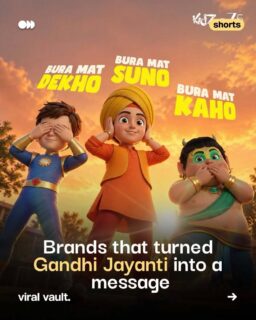 From timeless values to meaningful messages, brands across India are marking Gandhi Jayanti in their own creative ways. 

Swipe through to see how brands are celebrating Mahatma Gandhi’s legacy, peace, truth, and simplicity through their campaigns.

Which brand’s tribute stood out to you the most?

#GandhiJayanti #MahatmaGandhi #GandhiJayanti2026 #Gandhi #BrandCampaigns

[ Gandhi Jayanti 2026, Mahatma Gandhi, Gandhi Jayanti campaigns, brands celebrating Gandhi Jayanti, Indian brand campaigns, Gandhi Jayanti advertising, marketing campaigns India, creative brand campaigns, social media campaigns, Gandhi Jayanti creative ]