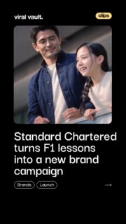 Standard Chartered is putting progress in the fast lane.

The bank has launched ‘Move Ahead’, a new global brand campaign inspired by its partnership with Formula 1 and built on its existing ‘Now Is Your Time’ platform.

The campaign draws parallels between F1’s focus on preparation, precision and performance and the decisions businesses and individuals make around international expansion, investment, wealth and risk.

It also uses AI-enabled production to create Formula 1-inspired visual experiences that would have been challenging to film during the racing season.

#StandardChartered #MoveAhead #Formula1 #F1 #BrandCampaign #ViralVaultIndia 

[ Standard Chartered Move Ahead campaign, Standard Chartered F1 campaign, Standard Chartered latest campaign, Formula 1 brand campaign, Standard Chartered advertising, AI-enabled advertising, global marketing campaign, Now Is Your Time, banking marketing campaign ]