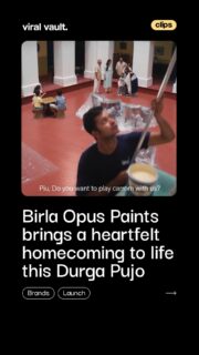 Sometimes, home is not a place you return to - it’s a feeling you rediscover.

Birla Opus Paints brings this thought to life in its new Durga Pujo film, following a young girl who returns to India and slowly reconnects with her roots through alpona, homemade nadu, family traditions and moments with her cousins.

Under its “Duniya Ko Rang Do” philosophy, the campaign celebrates how festivals bring generations together and turn traditions into memories that make a house feel like home.

#BirlaOpusPaints #DurgaPujo #DurgaPuja #DuniyaKoRangDo #FestiveCampaign #ViralVaultIndia

[ Birla Opus Paints Durga Pujo campaign, Birla Opus Durga Puja film, Duniya Ko Rang Do, Birla Opus campaign, Durga Pujo advertising campaign, festive marketing India, Durga Puja brand campaigns, Leo India campaign, homecoming campaign, Indian advertising, festival marketing campaign ]