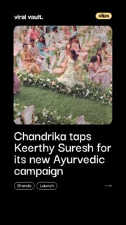 A glow rooted in tradition.

Chandrika brings its Ayurvedic heritage to a contemporary story with Keerthy Suresh in its latest campaign. Set against a Kerala wedding, the film highlights the brand’s promise of naturally glowing skin, powered by coconut oil and seven Ayurvedic herbs.

The campaign is rolling out across TV, outdoor and digital platforms in Kerala.

#Chandrika #KeerthySuresh #AyurvedicSoap #ChandrikaSoap #NaturalGlow #ViralVaultIndia 

[ Chandrika Ayurvedic soap campaign, Keerthy Suresh Chandrika, Chandrika soap advertisement, Chandrika natural glow campaign, Ayurvedic soap India, Chandrika Kerala campaign, Keerthy Suresh advertising, Wipro Consumer Care campaign, Ayurvedic skincare, natural glow campaign ]