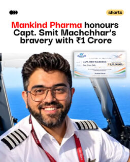 Mankind Pharma has announced a ₹1 crore reward for Capt. Smit Machchhar, recognising his bravery and leadership after he reportedly stopped an attempt to crash a flydubai flight travelling from Dubai to Tel Aviv.

Despite being stabbed by his co-pilot, Machchhar acted to protect the passengers and crew, according to the company.

#MankindPharma #SmitMachchhar #Flydubai #Aviation #ViralVaultIndia

[ Mankind Pharma, Capt Smit Machchhar, Smit Machchhar bravery, flydubai incident, pilot bravery, aviation news, Mankind Pharma reward, ₹1 crore reward, Dubai Tel Aviv flight, pilot saves passengers, aviation India, corporate recognition ]