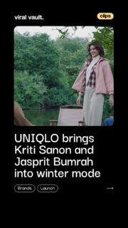 Winter style meets everyday comfort.

UNIQLO brings Kriti Sanon and Jasprit Bumrah together for its latest Fleece collection campaign, showcasing how warmth, comfort and functionality fit into different lifestyles - from relaxed moments at home to busy days on the go.

Because winter essentials should work as hard as your day does.

#UNIQLO #KritiSanon #JaspritBumrah #LifeWear #FleeceCollection #ViralVaultIndia

[ UNIQLO India winter campaign, UNIQLO Fleece collection, Kriti Sanon UNIQLO campaign, Jasprit Bumrah brand campaign, winter fashion marketing, LifeWear campaign, celebrity brand endorsement, Indian advertising news, fashion advertising campaign ]