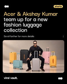 From tech to travel, Acer is taking its partnership with Akshay Kumar a step further.

Acer has deepened its association with Akshay Kumar through a strategic collaboration for its Acer Fashion luggage business. Beyond being the face of the range, Akshay will contribute insights to future luggage collections, drawing from his extensive travel experience.

The collaboration brings together design, functionality and lifestyle, with Acer looking to build its luggage business around the evolving needs of modern travellers.

The Acer Luggage range is available through Acer’s online store, exclusive stores, Flipkart, Amazon and Myntra.

#Acer #AkshayKumar #AcerFashion #AcerLuggage #Travel #Luggage #ViralVaultIndia 

[ Acer Akshay Kumar collaboration, Acer Fashion luggage, Akshay Kumar Acer partnership, Acer luggage India, celebrity brand collaboration, travel luggage brand, Acer lifestyle products, Akshay Kumar brand endorsement ]