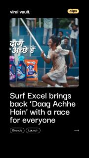 What if winning wasn’t just about coming first? 

Surf Excel brings back its iconic ‘Daag Achhe Hain’ campaign with a new film that turns a children’s race into a lesson in kindness, empathy and compassion. This time, the biggest win is making sure everyone gets there together.

#SurfExcel #DaagAchheHain #DaagAchheHainCampaign #HUL #Advertising #ViralVaultIndia 

[ Surf Excel Daag Achhe Hain, Surf Excel new campaign, Surf Excel new ad, Daag Achhe Hain campaign 2026, Surf Excel advertising, Surf Excel race campaign, HUL advertising, Surf Excel empathy campaign, Surf Excel brand campaign, Indian advertising campaigns ]