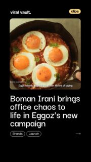 What happens when Boman Irani walks into a sleepy office? The Eggoz Effect kicks in! 

Eggoz has roped in Boman Irani as its brand ambassador for a fun new campaign by ANC, bringing its “Turn Your Day Sunny Side Up” idea to life through office chaos, humour and the everyday joy of good food.

#Eggoz #BomanIrani #EggozEffect #SunnySideUp #Advertising #ViralVaultIndia 

[ Eggoz campaign, Boman Irani Eggoz ad, Eggoz Effect, Turn Your Day Sunny Side Up, Eggoz brand ambassador, ANC campaign, Eggoz new advertisement, Boman Irani new ad, food advertising India, egg brand campaign ]