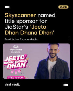 Skyscanner is bringing travel rewards to the cricket action! 

As the Title Sponsor of JioStar’s Jeeto Dhan Dhana Dhan, Skyscanner will offer fans a chance to win travel vouchers worth up to ₹1,000 every matchday during the India vs West Indies T20I series. Fans can make live predictions and answer trivia on JioHotstar for a chance to turn their next travel plan into reality.

#Skyscanner #JeetoDhanDhanaDhan #JioStar #JioHotstar #ViralVaultIndia 

[ Skyscanner Jeeto Dhan Dhana Dhan, Skyscanner JioStar partnership, Skyscanner cricket campaign, India vs West Indies T20I, JioHotstar contest, travel vouchers, Jeeto Dhan Dhana Dhan contest, Skyscanner India, cricket fan engagement, sports marketing campaign ]