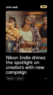 What if everyday moments could look like cinema?

Nikon India’s latest campaign, ‘The Creator’s Cut’, puts creators at the centre of visual storytelling across food, fitness and festive content.

Featuring the Nikon ZR from its Z CINEMA line, the campaign shows how creators turn familiar moments into cinematic stories while highlighting Nikon’s growing focus on India’s creator community.

#NikonIndia #Nikon #TheCreatorsCut #NikonZR #NikonZCinema #CreatorEconomy #ViralVaultIndia 

[ Nikon India campaign, The Creator’s Cut, Nikon ZR, Nikon creator campaign, Nikon Z CINEMA, creator marketing India, visual storytelling campaign, photography campaign, videography campaign, Nikon India advertising ]
