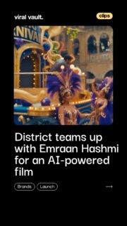 What happens when AI meets Bollywood? District gives us a glimpse.

In a creative collaboration featuring Emraan Hashmi, District teams up with Kartalucia.ai to explore the possibilities of AI-powered filmmaking.

As brands experiment with new-age production techniques, AI is opening up fresh possibilities for storytelling, visual effects and creative direction.

Is AI changing the future of advertising films?

#District #EmraanHashmi #KartaluciaAI #AIFilmmaking #ArtificialIntelligence #ViralVaultIndia

[ District Emraan Hashmi AI film, Kartalucia AI collaboration, AI-powered filmmaking, artificial intelligence in advertising, AI film production, Bollywood AI campaign, innovative brand storytelling, AI in marketing and advertising ]